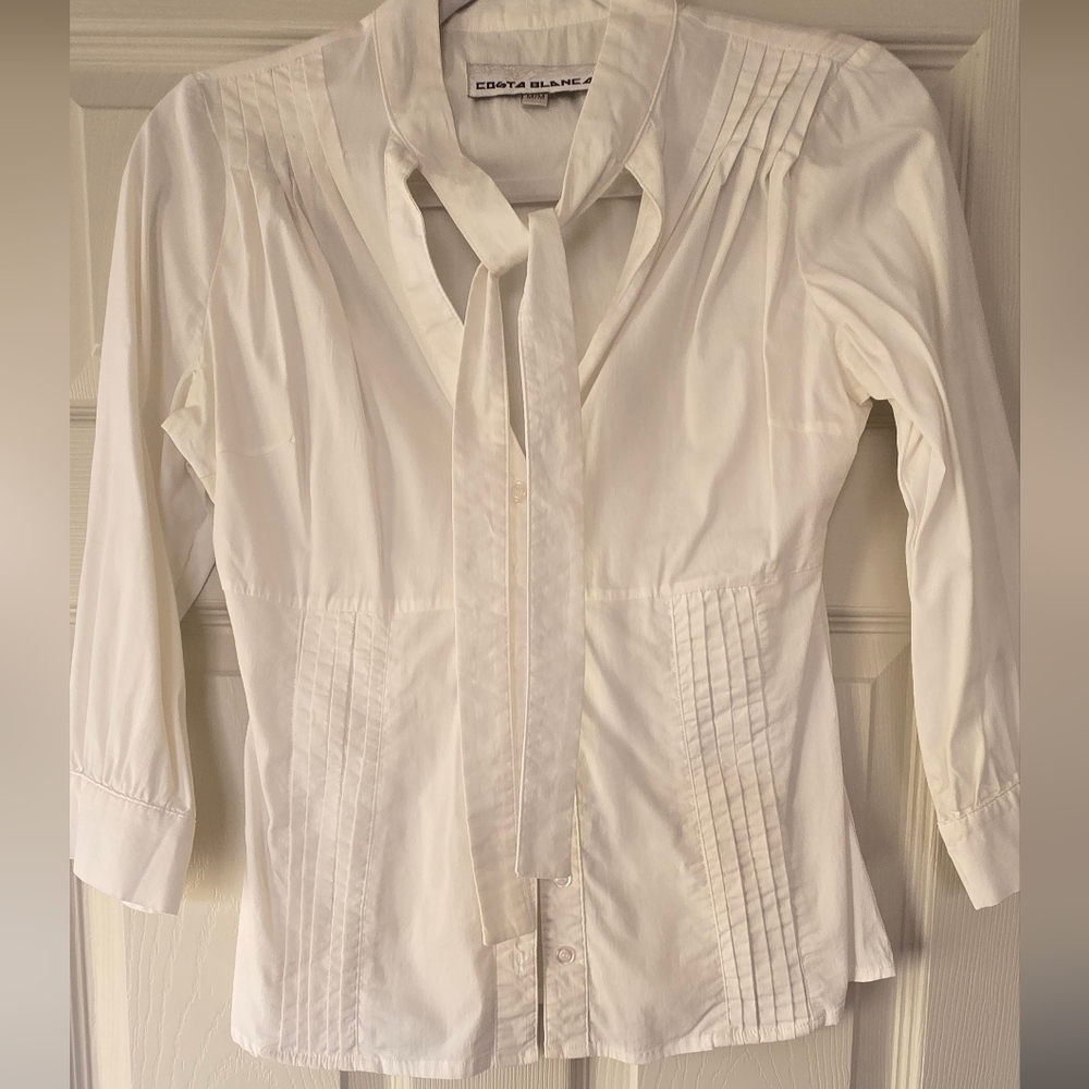 Costa Blanca White Button Down Shirt